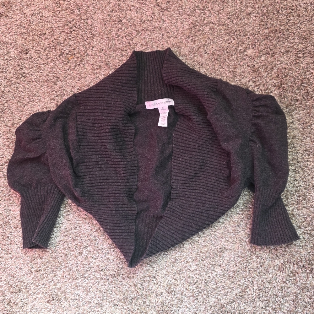 Dark Gray Dress Sweater